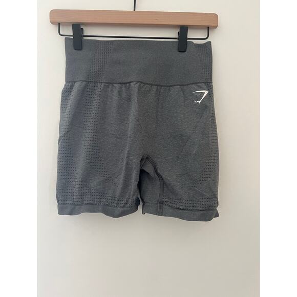 Gymshark Vital Seamless Gray Athletic Shorts - Picture 4 of 8